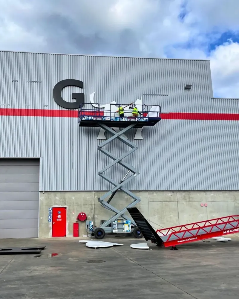 installation enseigne