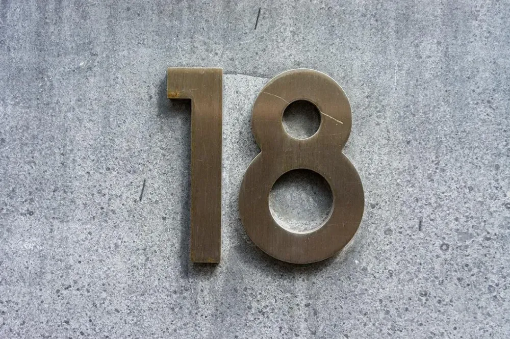 Signalétique de porte